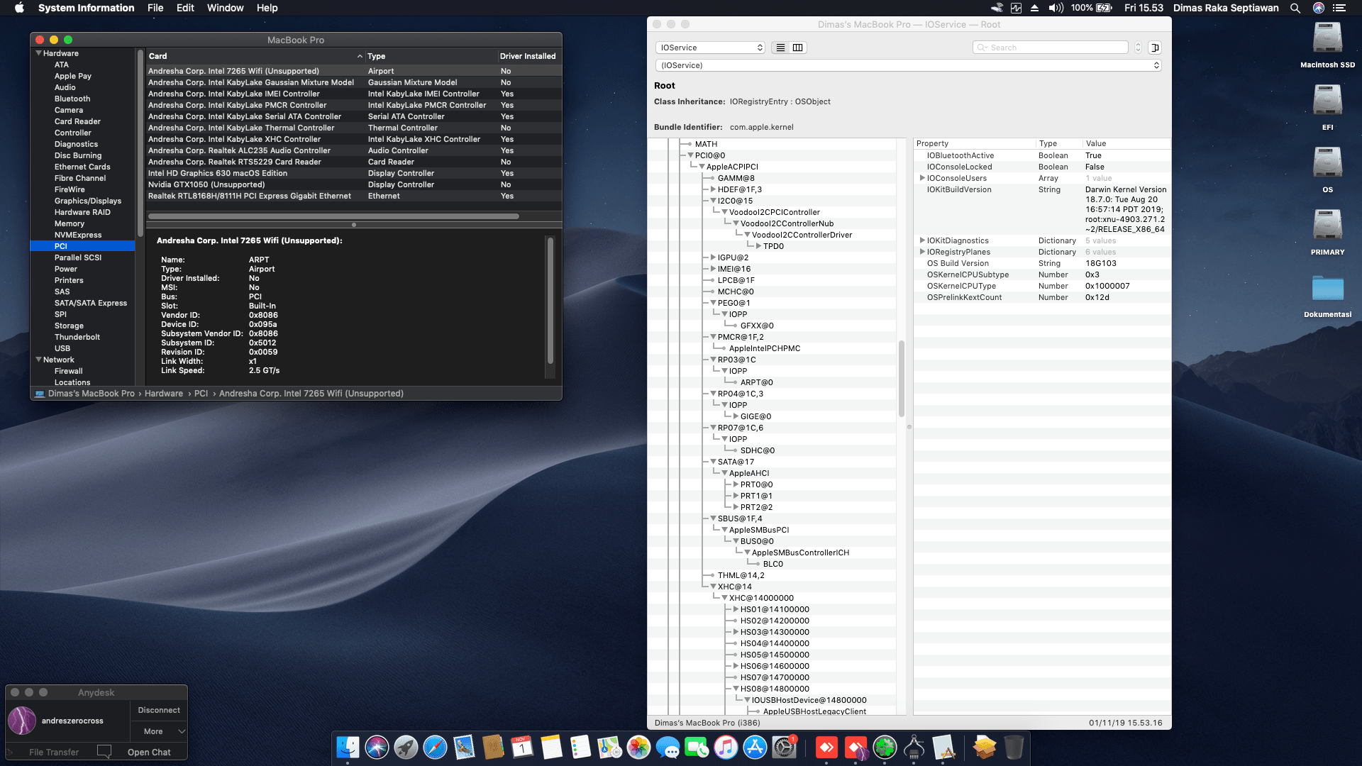 Asus GL553VD FY380T [Intel HD 630 + I2C] 9